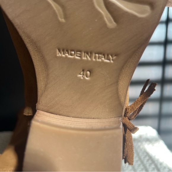 New in Box Sundance Dove Canyon Boots, Tan Suede size 40 EUR / 9 US - Picture 10 of 14